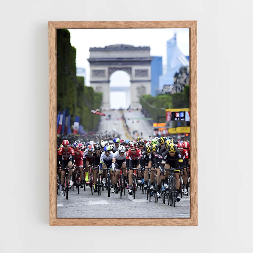 Poster Pédalée Épique – affiche Cyclisme (vue 4)
